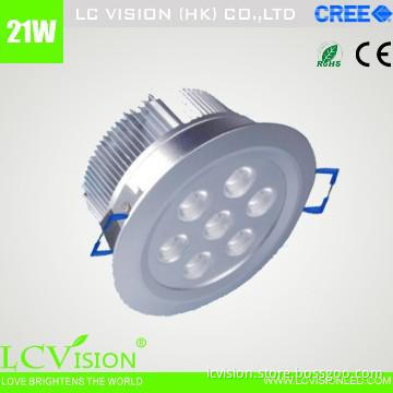 LED lighting / 21W CREE LED Down light / Dimming / Fixed / 850 lm